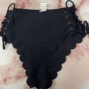 High waisted bikini bottoms